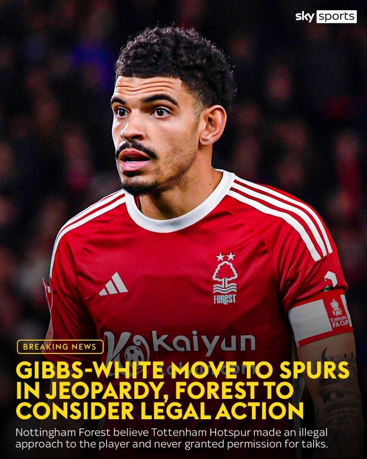 有變數(shù)??天空：森林認(rèn)為熱刺非法接觸懷特，正準(zhǔn)備采取法律手段