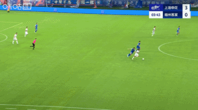 梅州反擊變申花反擊！吳曦單刀兜射死角完成雙響，申花4-0梅州！